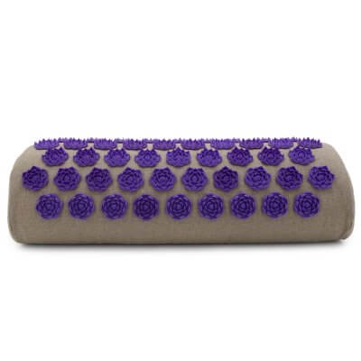 Массажная акупунктурная подушка (валик) EcoRelax, фиолетовый-2