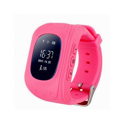 Детские часы Q50 с GPS (розовые)-1