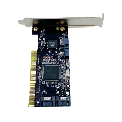 Контроллер дисков MOS PCI to 4 SATA Si3114-1