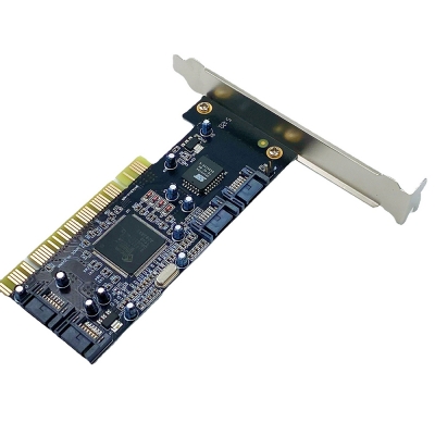 Контроллер дисков MOS PCI to 4 SATA Si3114-2